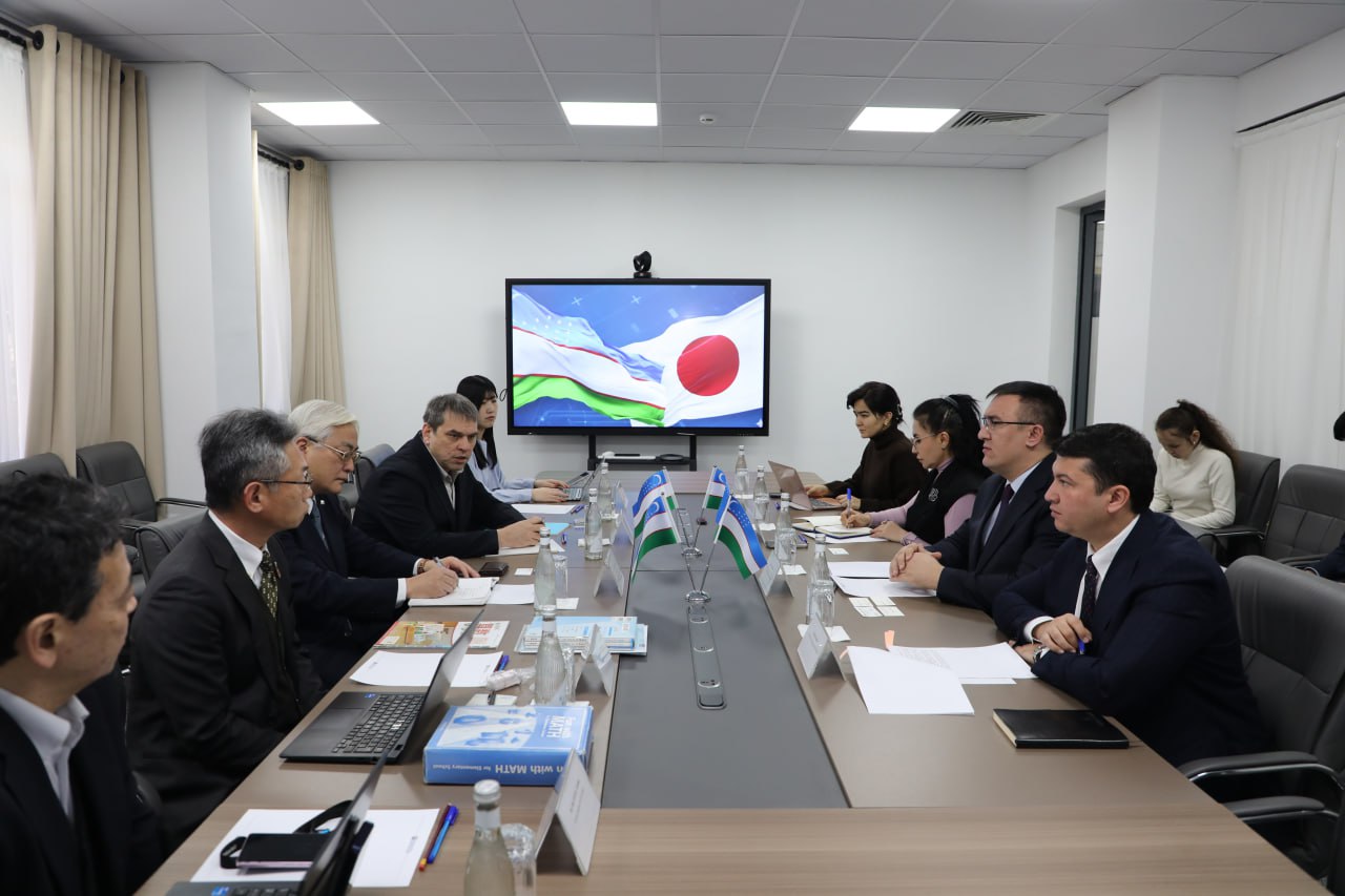 Yaponiya ta‘lim kompaniyasi vakillari bilan navbatdagi hamkorlik yo‘nalishlari ko‘rib chiqildi