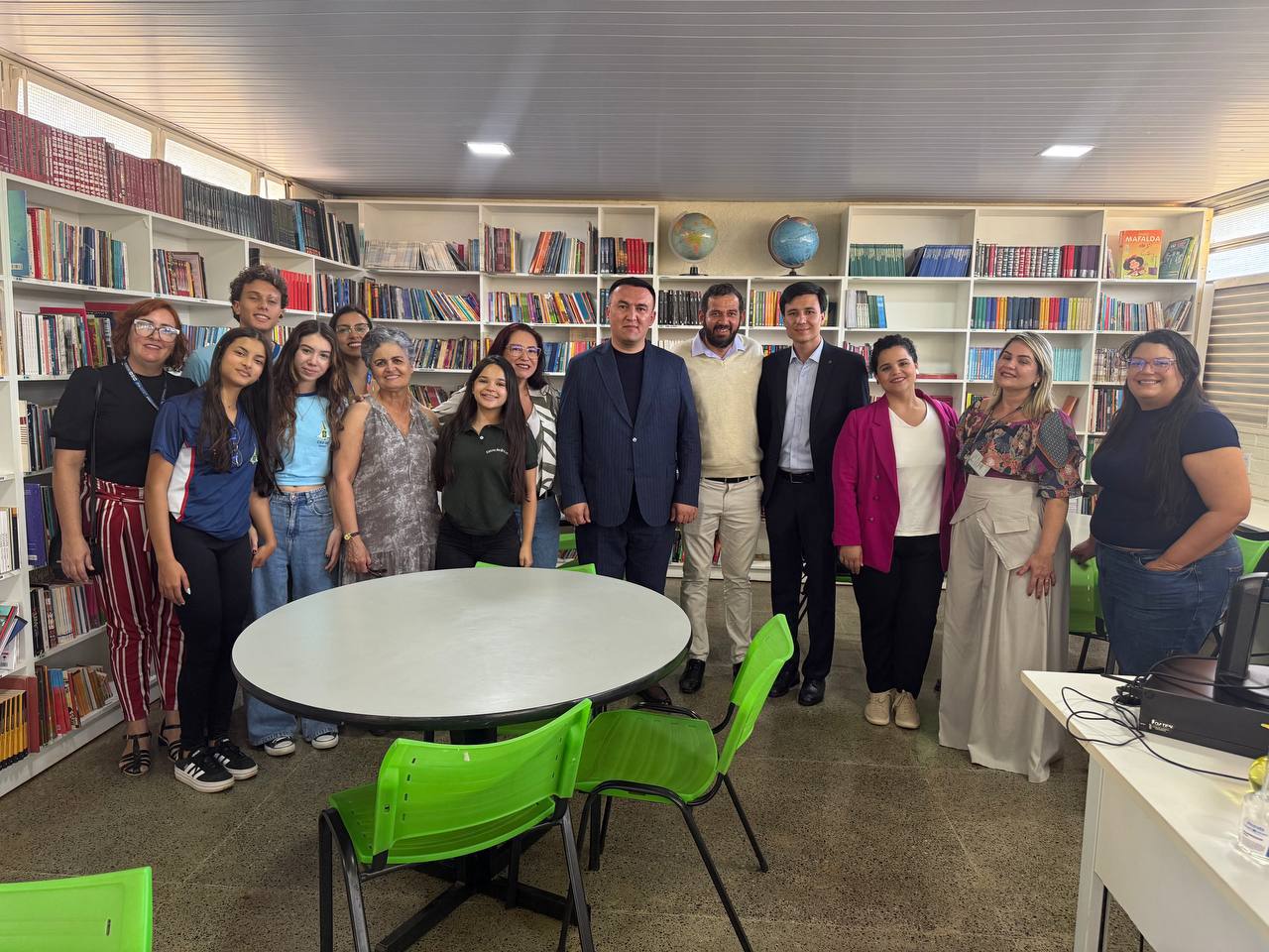 #brazıliya  Institut rektori Abduvali Ismailov boshchiligidagi delegatsiya Braziliyada bo‘lib, maktab faoliyati bilan tanishdi