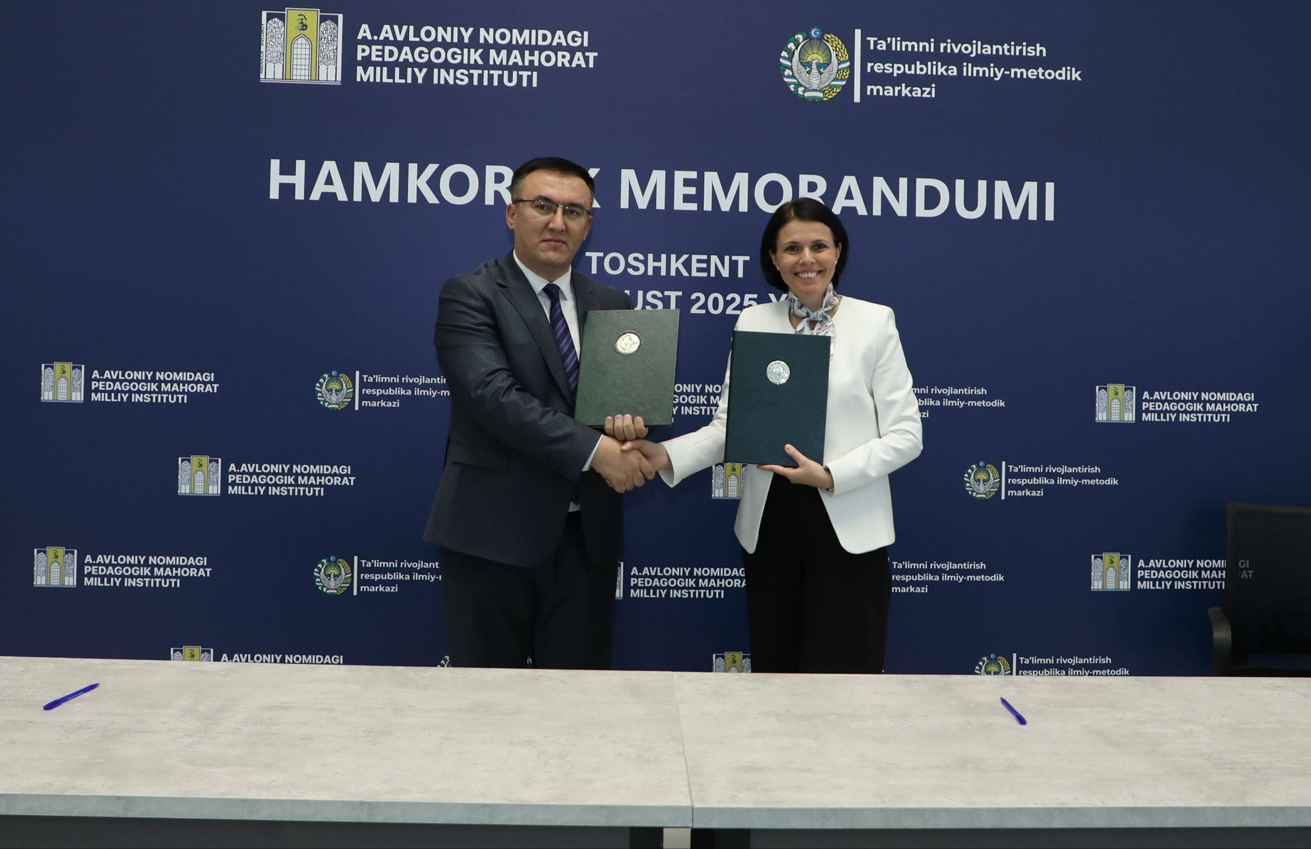 Hamkorlik memorandumi imzolandi