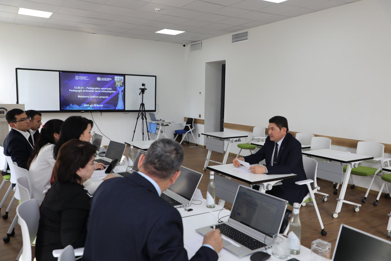 A.Avloniy nomidagi institutda tadqiqotchilar uchun mutaxassislik fanidan malakaviy imtihon o‘tkazilmoqda